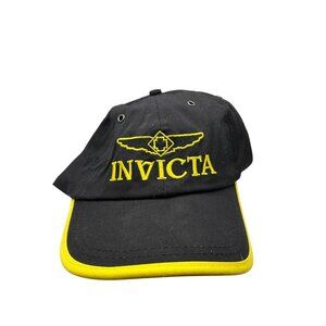 Invicta Black & Yellow Cotton Cap